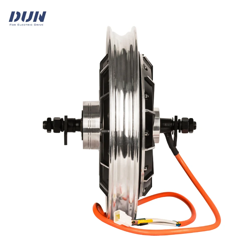 YM14 * 1.6 بوصة V1 2000W 72V 70KMH 35H 48V 60V 72V مكبح قرصي في محور العجلة المحرك