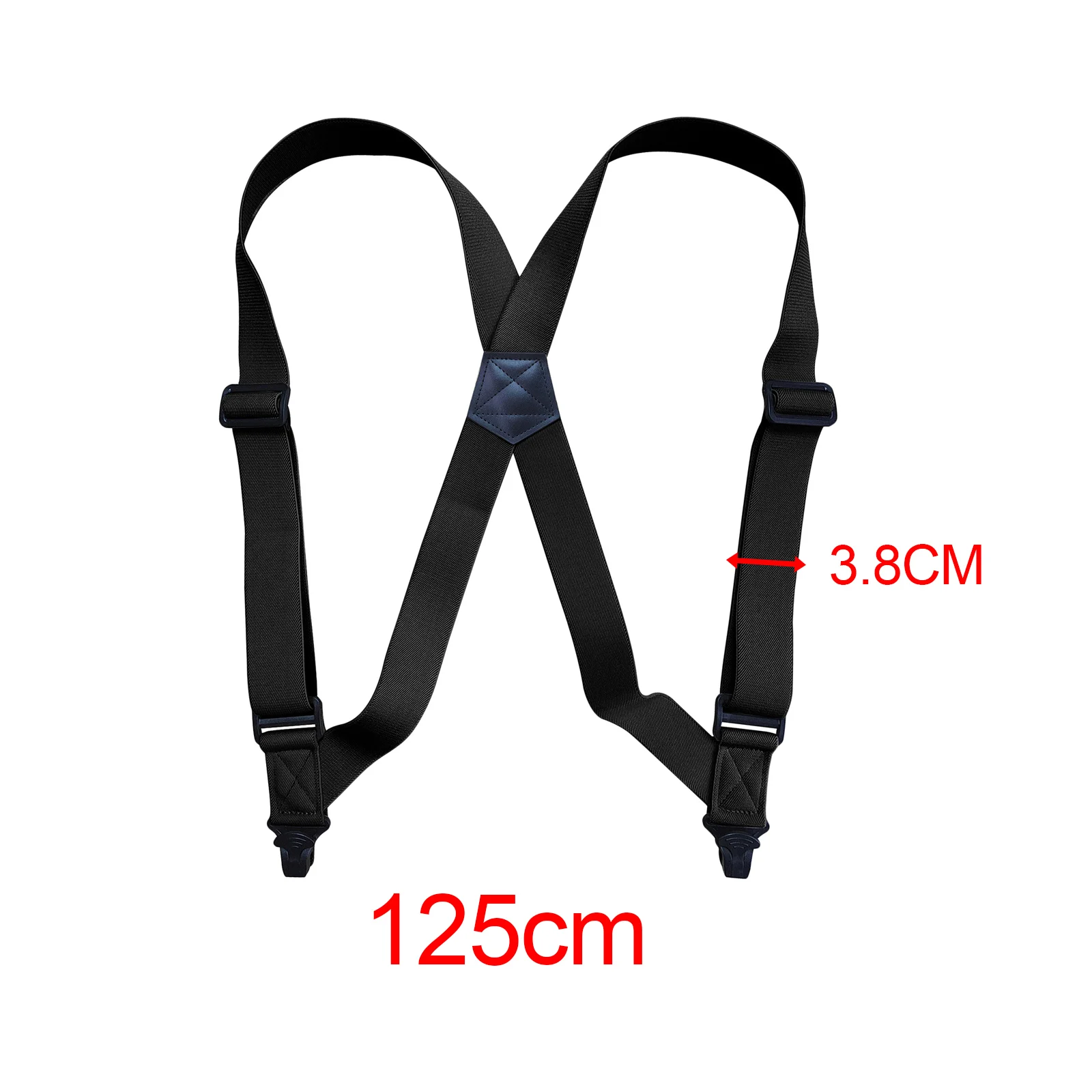 Fashion Men Suspenders Jeans Lightweight Back Belt Durable Shorts Versatile Pants Suspender for Street Dance Group Dating Choir