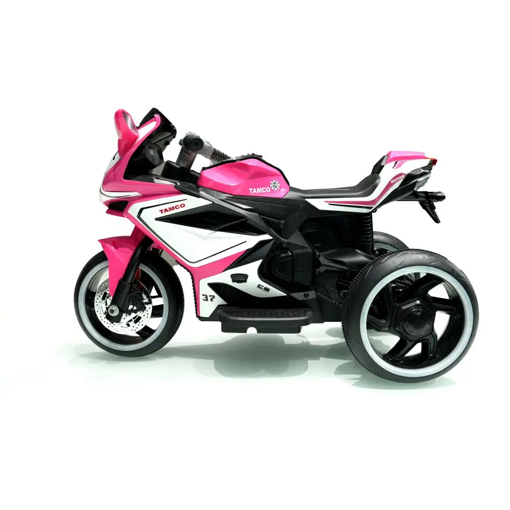 6V children's motorcycle with headlights and music for 3-4 years old, suitable for various roads