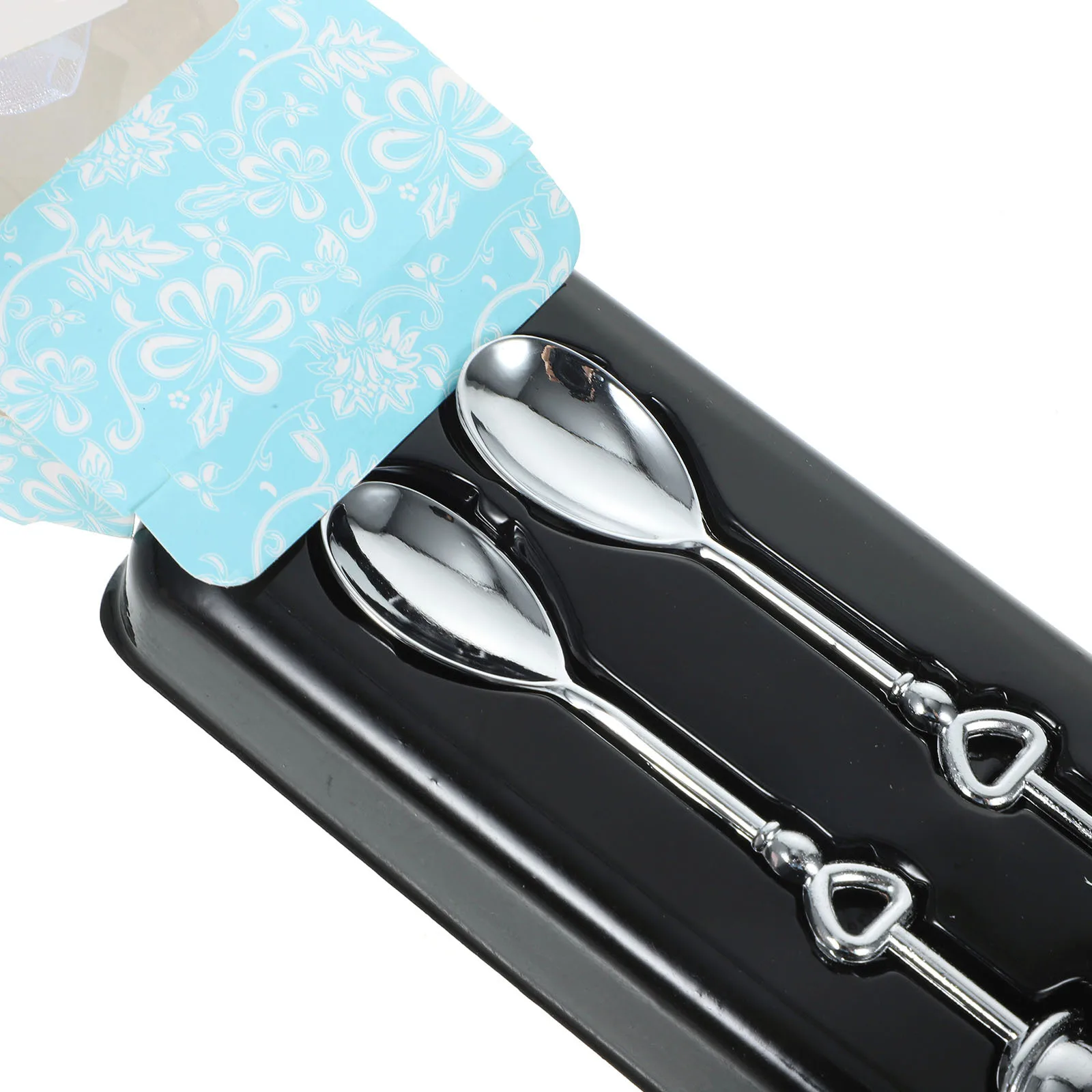 

8pcs Metal Coffee Spoons Delicate Dessert Ice Cream Stirring Wedding Party Favors Exquisite Decorative Practical Tea Spoons