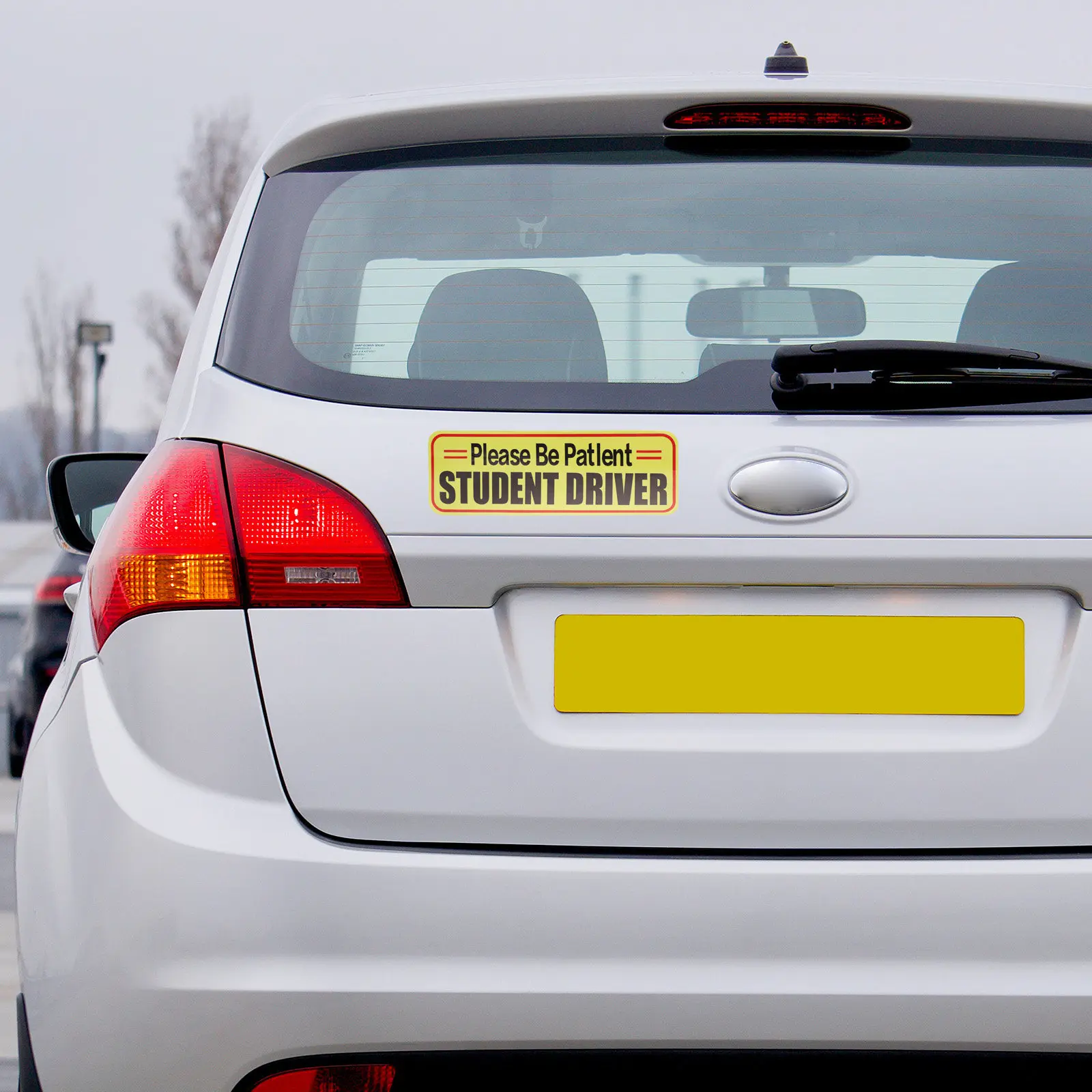 

Reflective Sticker Yellow Magnetic Car Sign Reusable Safety Sign New Driver Decal Vehicle Student Sticker