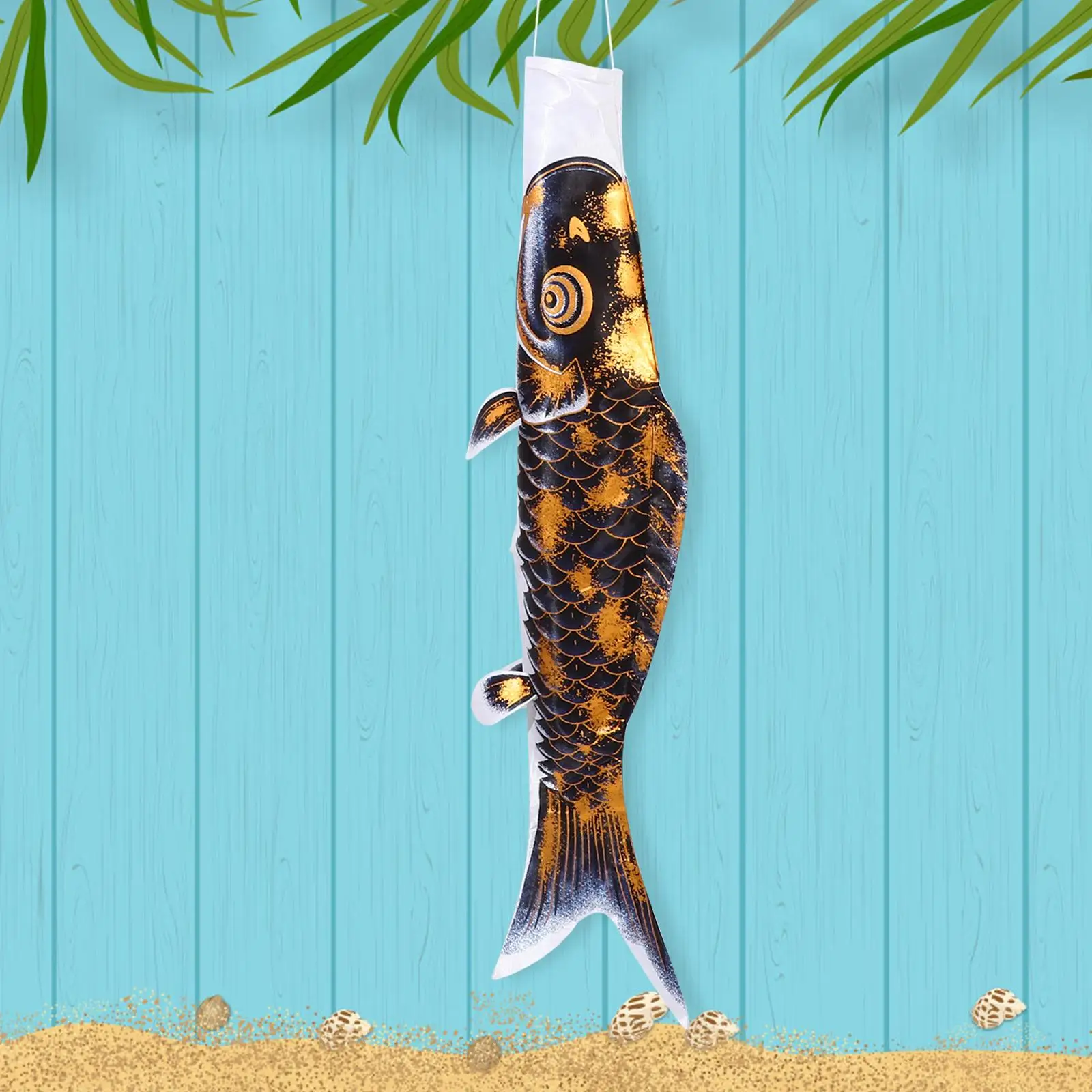 

3D Printed Japanese Koinobori Carp Fish Windsock Plastic Table Decoration Hanging Nobori Sock Banner Marine Flag Outdoor Home