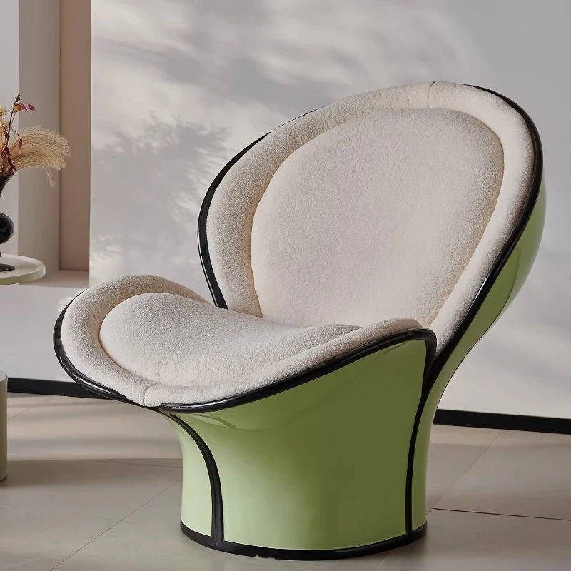 

Household leisure fiberglass special-shaped flower chair