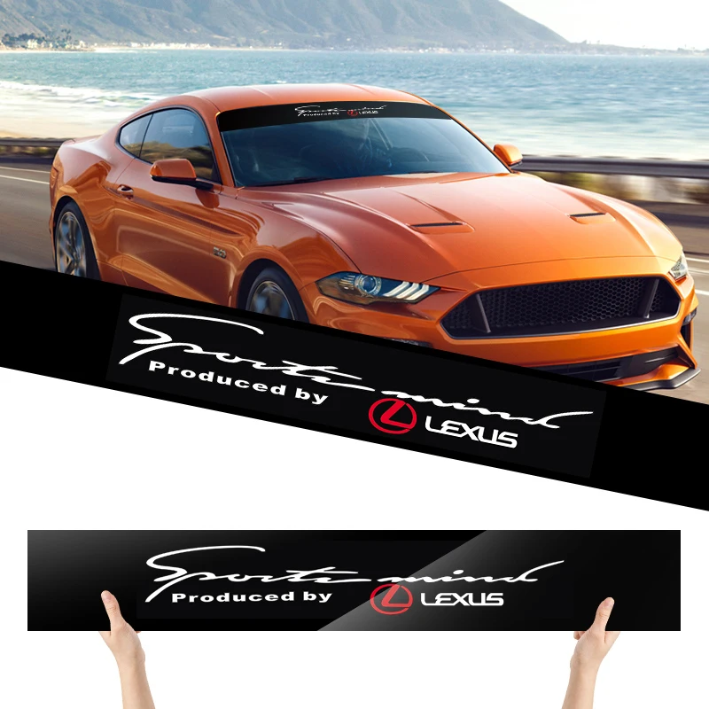 

Car Sticker Car Front Windshield Sticker Decal Decoration For Lexus F SPORT LBX NX RX 350h 450h ES UX 300e GS GX IS LS LX CT LC