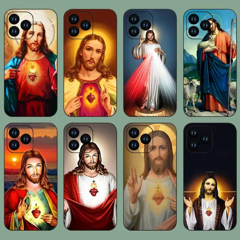 Religion Jesus Phone Case For iPhone 11 12 13 14 Mini Pro XS Max X S Plus XR Shell