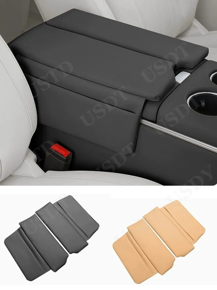 

Leather Armrest Box Lid Sheath Shell Cover For Voyah Free 2025 2024 Middle Central Control Arm Rest Mat