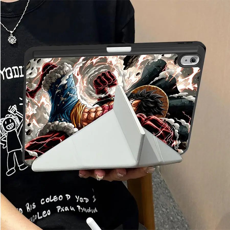 Funda para Tablet One Pieces Luffys con Ranura para Lápiz para Samsung Galaxy Tab S7+ S8+ 12.4 pulgadas S7 FE S8 S6 Lite 10.4 pulgadas A8
