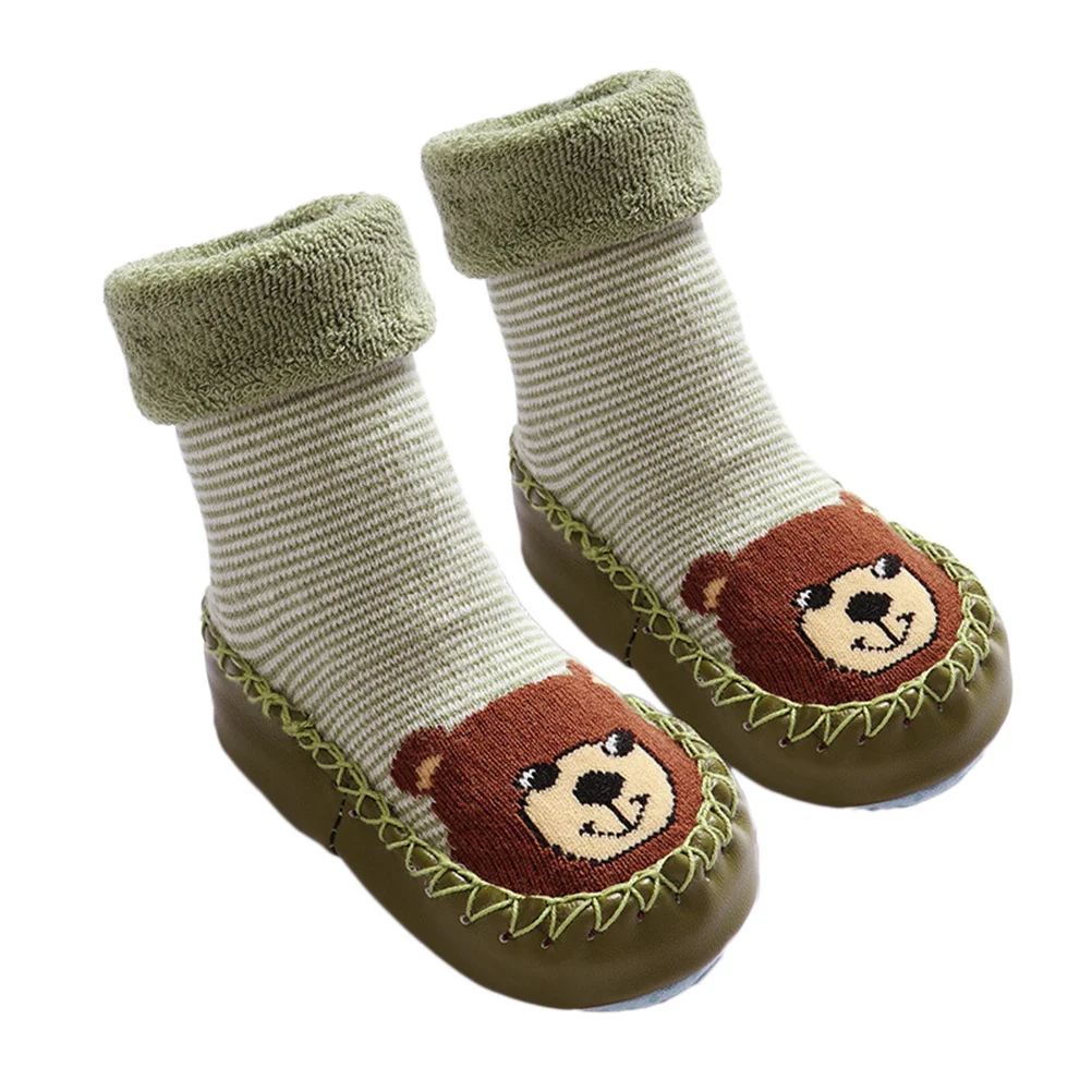 

1Pair Baby Anti-Slip Socks Toddler Socks Cotton Cartoon Soft Warm for 15-23 Months Pattern