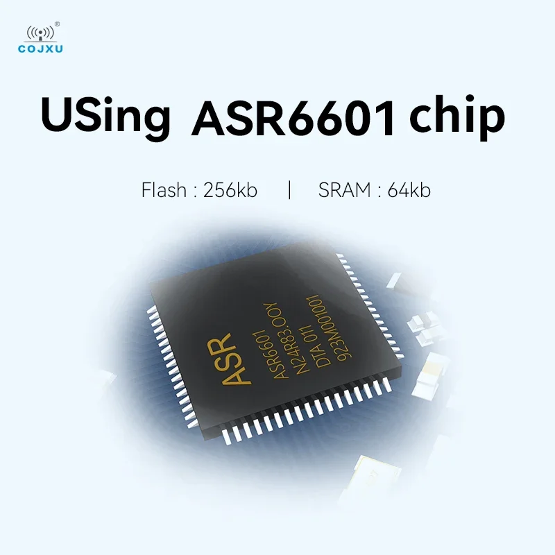 ASR6601 LoraWan Wireless Module 915MHZ COJXU E78-915LN22S(6601) Low Power Consumption ABP/OTAA IPEX/Stamp Hole 22dBm Module