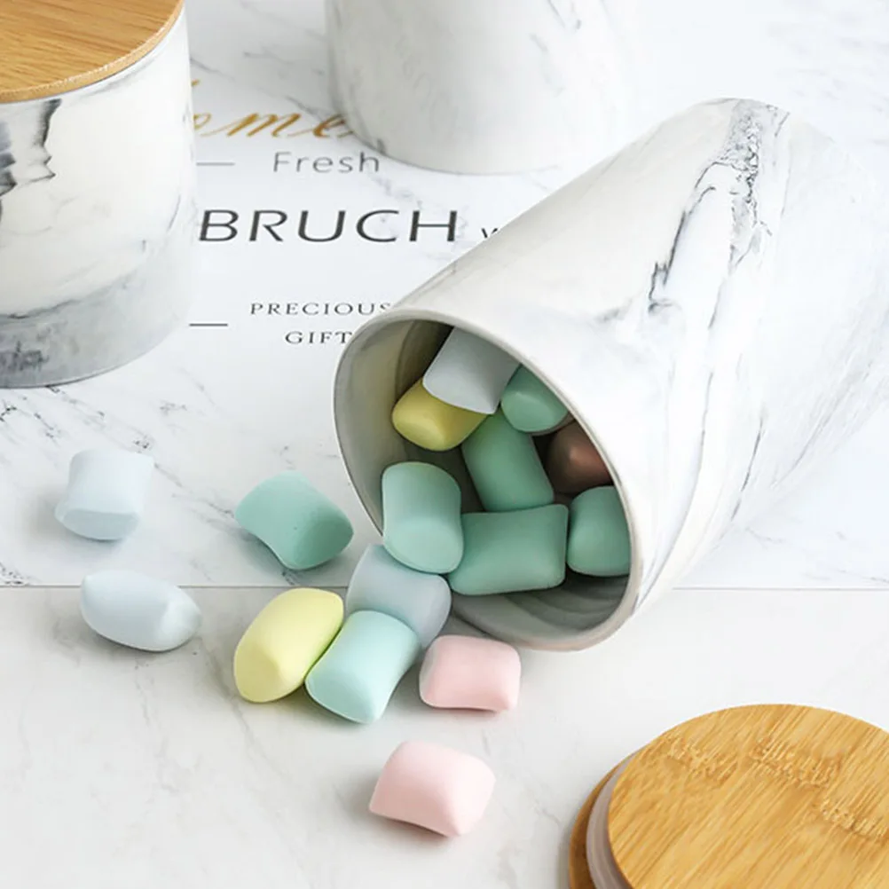 

Marble Sealed Jar Containers for Food Tea Canisters Simple Coffee Bean Bamboo Dried Fruit Storage