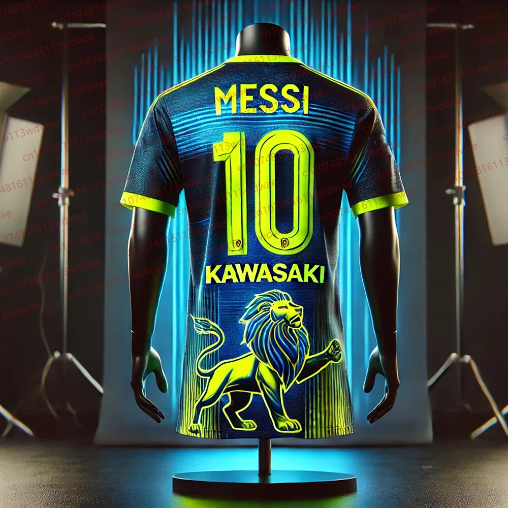 

T-shirt For Men Goat Football Jersey Spain Football Jersey 10 Messi Football Special Edition Jersey Kawasaki T-shirt Kid Jersey