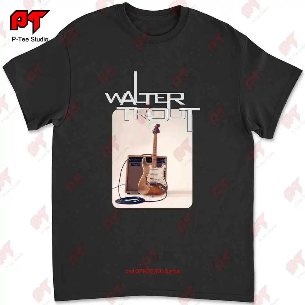 

Футболка Уолтер форель гитара Блюз рок группа концерт Тур M2AX