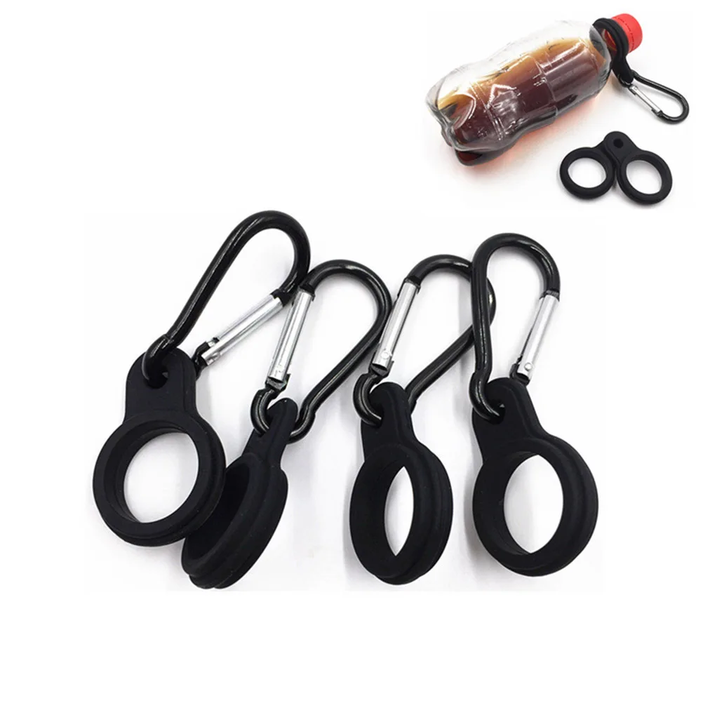 

5pcs Water Silicone Buckle Holder Holder Clip Mountaineering Water Bottle Carrier Clip Carabiner Portable Outdoor