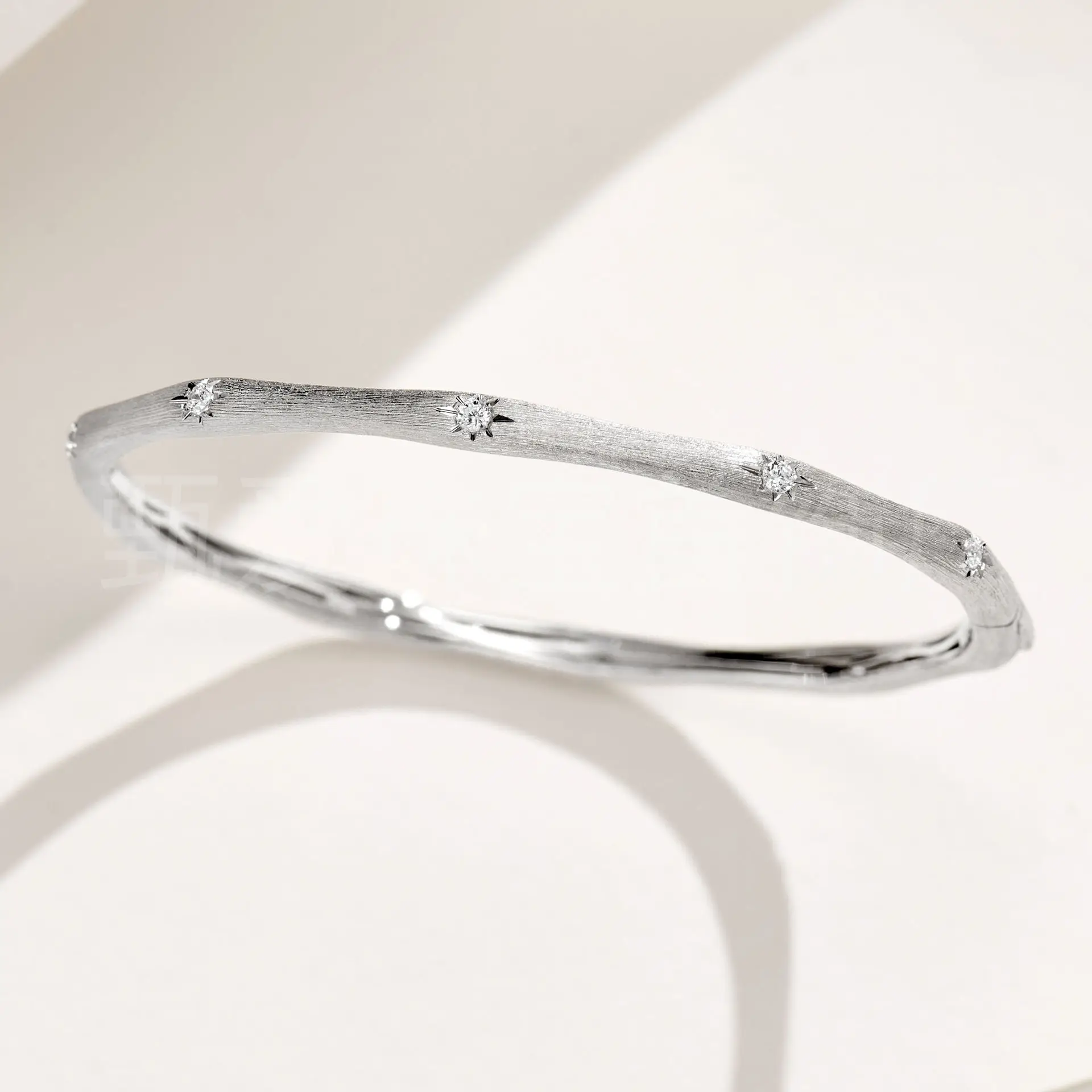 Autumn And Winter Jewelry Wholesale 925 Silver-plated 18k Gold Heavy Industry Star Brushed Bracelet Women's Senior Sense Retro B