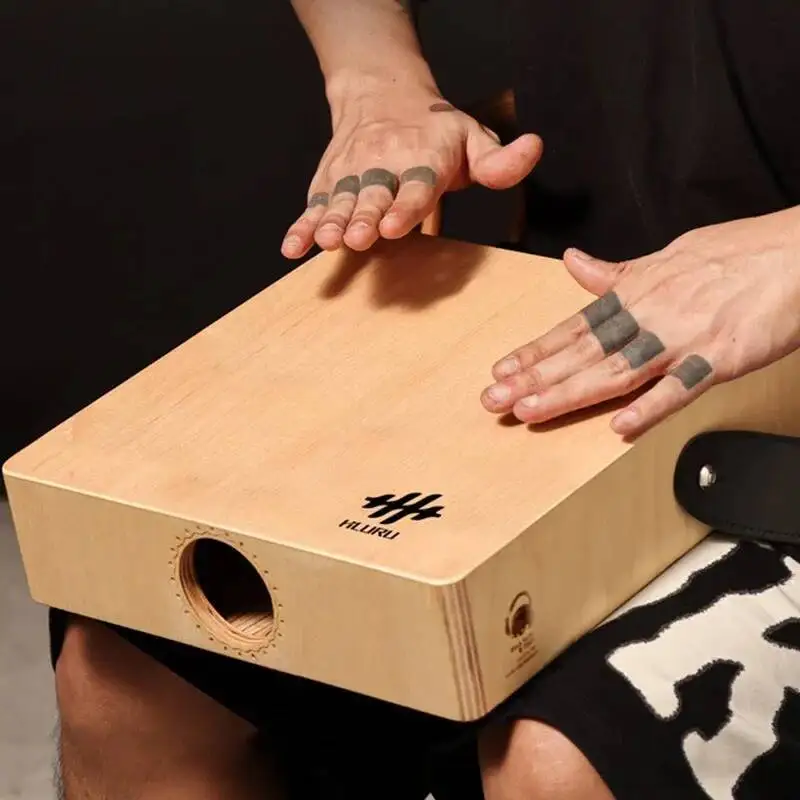 Caja de Cajon portátil, tambor profesional de viaje para principiantes, pandereta multifuncional, instrumento Musical raro, tambores de percusión