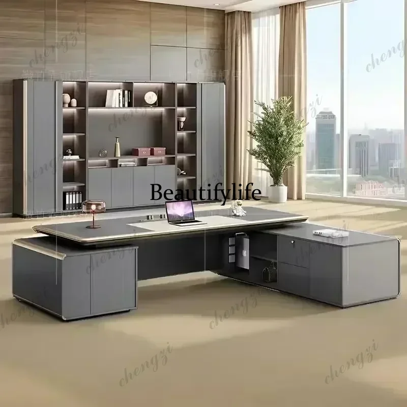 A68Modern Executive Office Desk Study Table Executive Computer Conference Tables Workstation Meuble Bureau Commercial Furniture