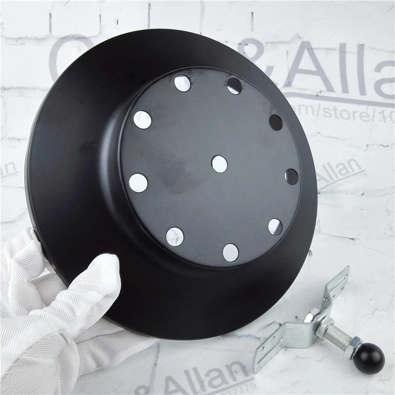 Sample 3-14 holes 6/8 port Chandelier Ceiling Plate Vintage Metal Ceiling Plate DIY Lighting ceiling mount Black iron canopy