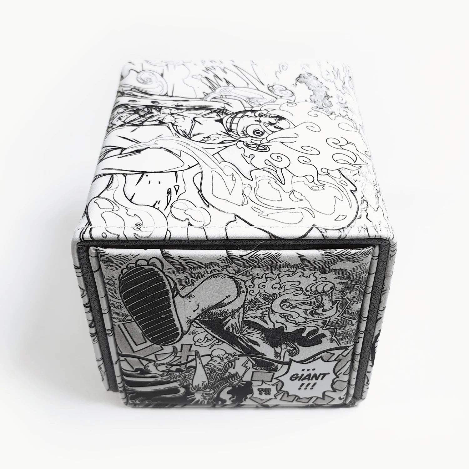 DIY 수제 원피스 루피 카드 보관함 WS DTCG PTCG OPCG 루피 가죽 고급 카드 보관함 애니메이션 카드 선물