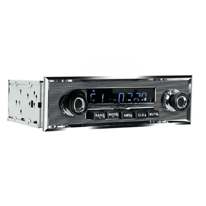 Retro stereo car stereo FM Bluetooth music Bluetooth talk time display