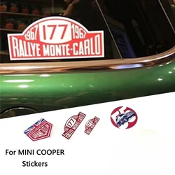 Mini Cooper Sticker Modified Label For Mini Cooper R55 R56 R60 R61 F54 F55 F56 F60 Countryman Accessories Decoration Car Stick