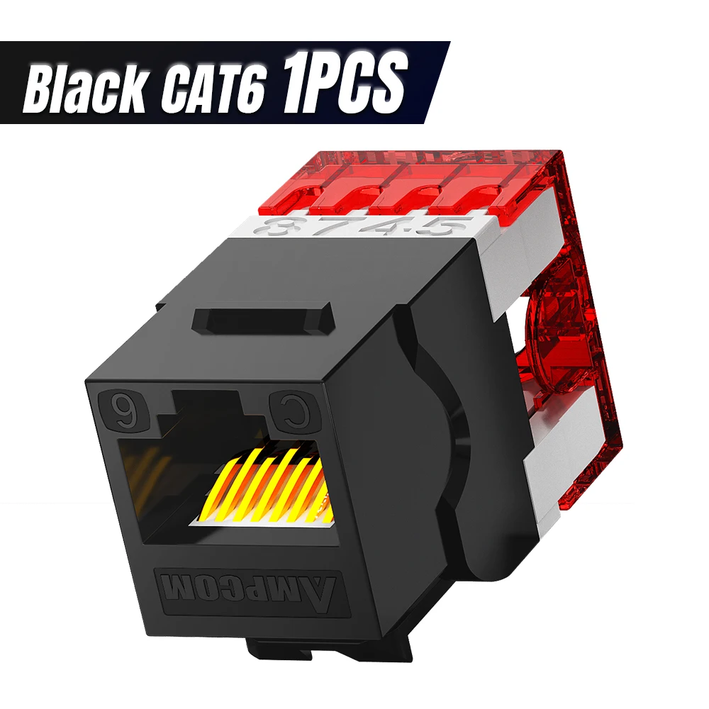 Variant: CAT6 black 1PCS