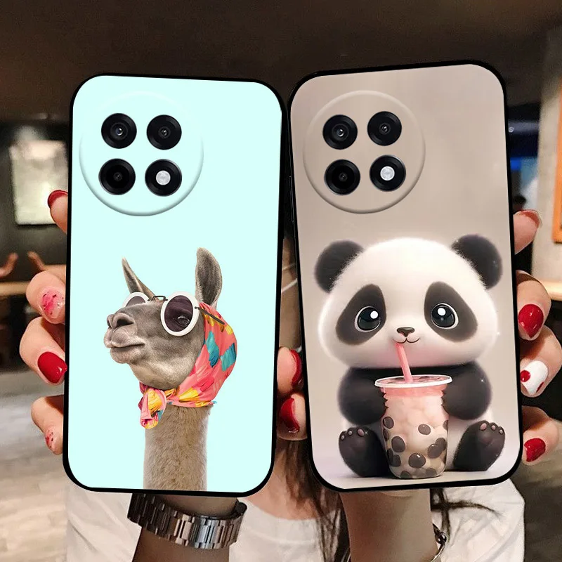 For Oneplus 13R Case Fashion Soft Silicone Back Cases for Oneplus13R 1+13 Phone Cover Oneplus Ace 5 Pro 13 R etui Fundas Cute