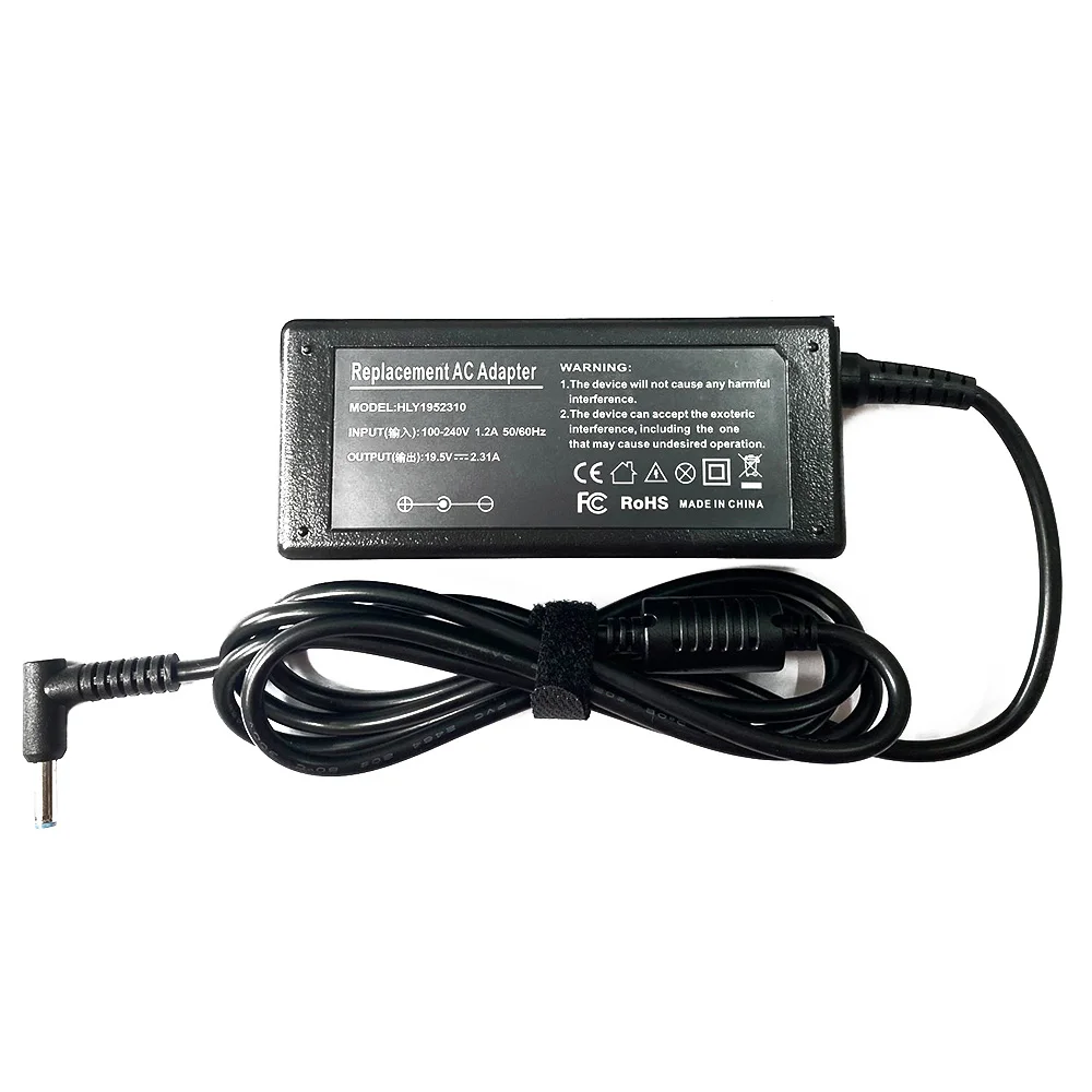 19.5V 2.31A 45W Laptop Ac Adapter Charger For HP Pavilion x360 11 11-k 15 15-d 15-an 15-au 15-bw M3 m3-u M6 m6-p m6-w m6-ae 17-e