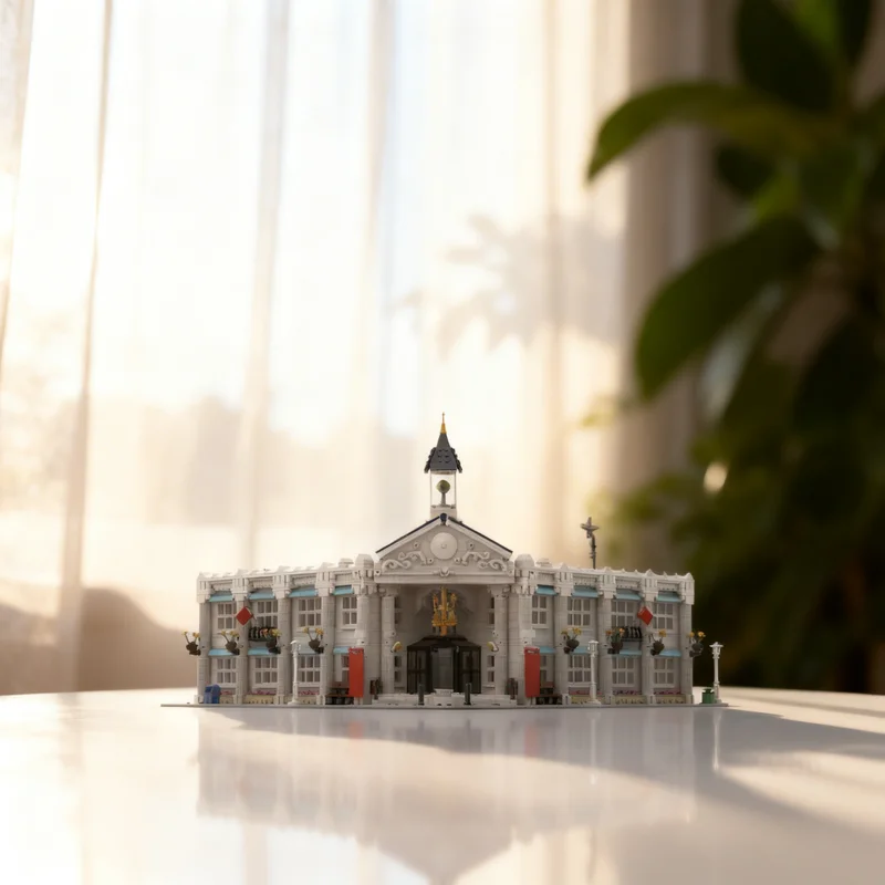 

Конструктор MOC Beacon Inn (5584 детали): Модульная модель здания для городского пейзажа, креативный подарок, коллекционный предмет для демонстрации, премиум-класс для взрослых и детей