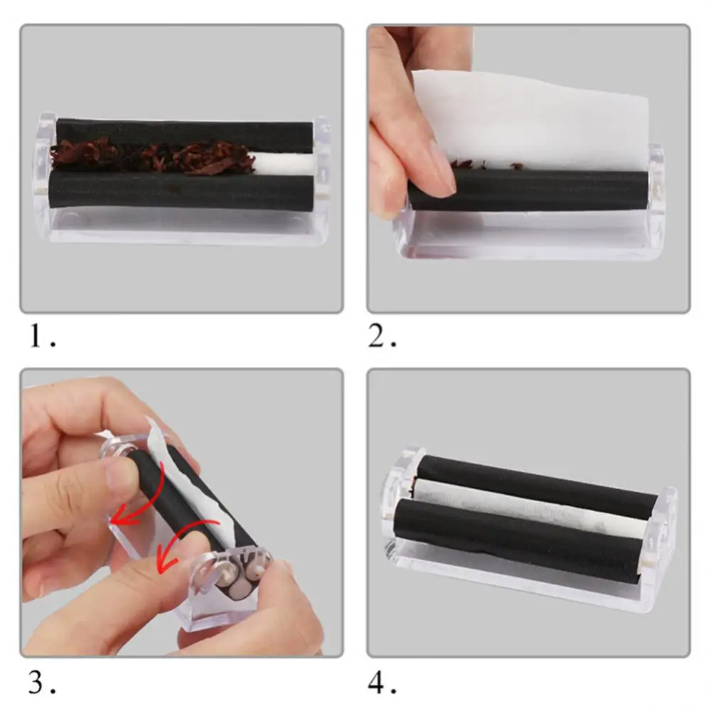 cigarette making tools 1pc Manual Cigarette Making Machine Portable Rolling Tube Tobacco Injector  Push-pull Cigarette Maker Filler Device Smoking Tools