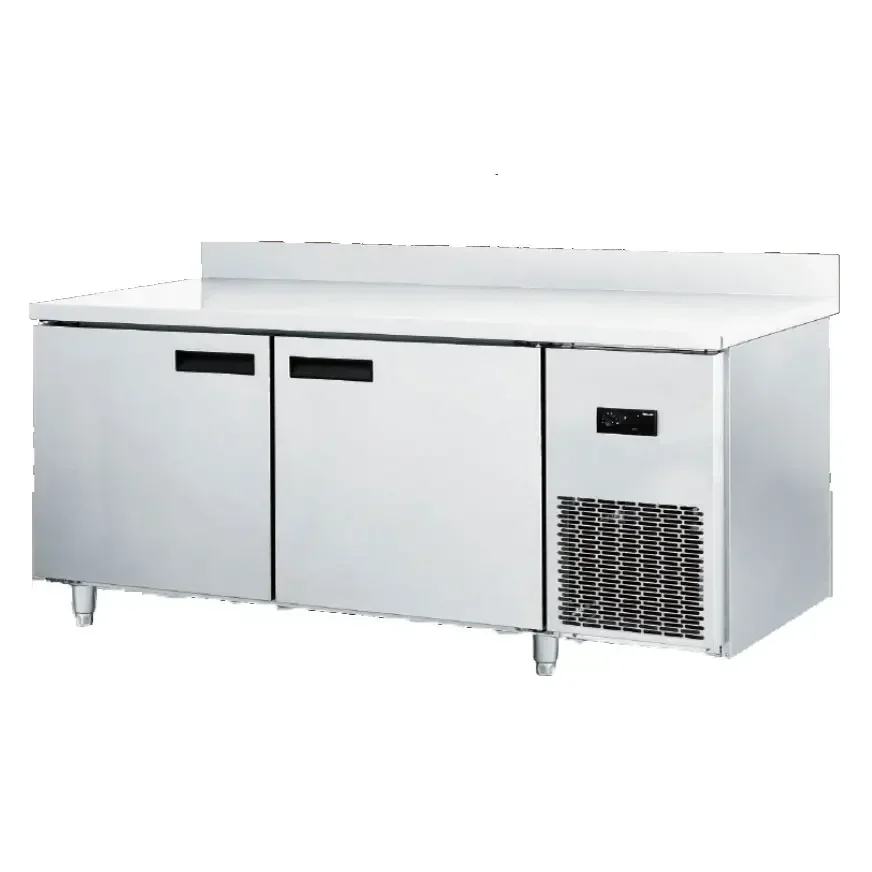 Commercial Stainless Steel Cold Storage Refrigerator Salad Bar Cooler Refrigerated Counter Fridge For Restaurant