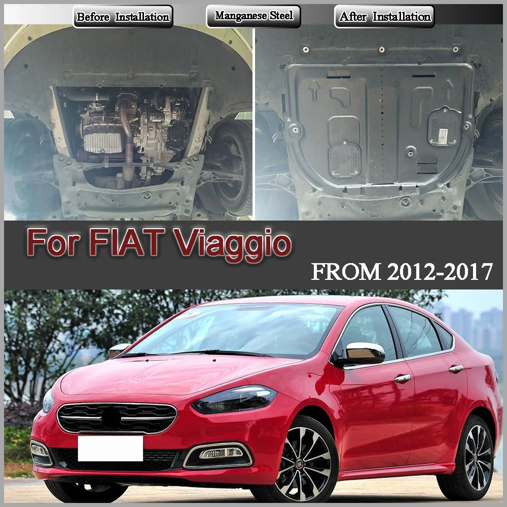 For FIAT Viaggio‌ 2012-2017 1.4T Higher Quality Black Under Engine Guard Mudguard Board Splash Shield Mud Fender Plate Panel