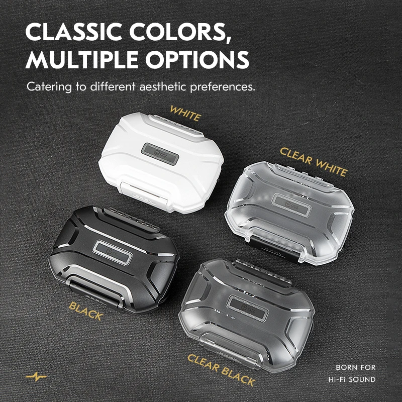 حافظة CCZ TaiChi المحمولة IEM الألوان الكلاسيكية، خيارات متعددة بطانة PE مقاومة للماء والغبار تحمي رحلة الموسيقى الخاصة بك
