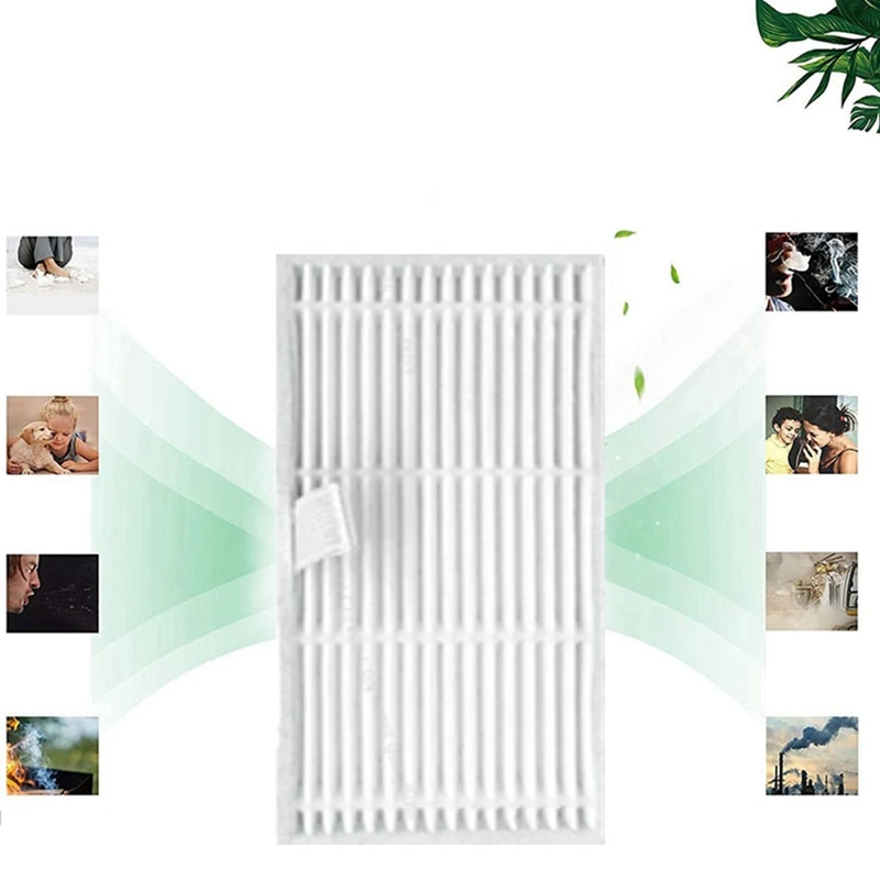 Caci 24 Stück für Midea S5+ Plus, Conga 2299 Ultra Home X-Treme Genesis Staubsauger Ersatzteile Hepa-Filter Staubbeutel