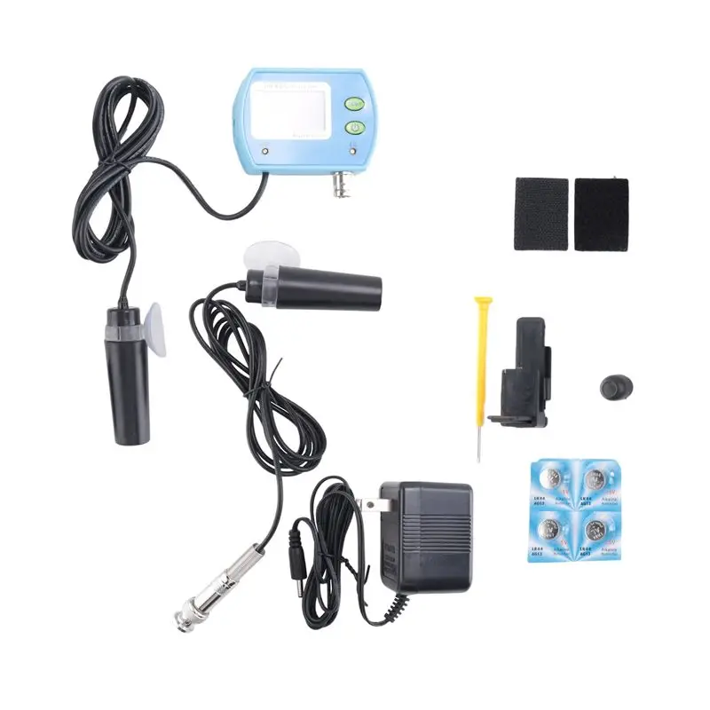 AF93-1 PCS 2 In 1 PH/EC Meter Wasser Qualität Tester Multi-Parameter Wasser Qualität Monitor Acidometer Für Aquarium UNS Stecker