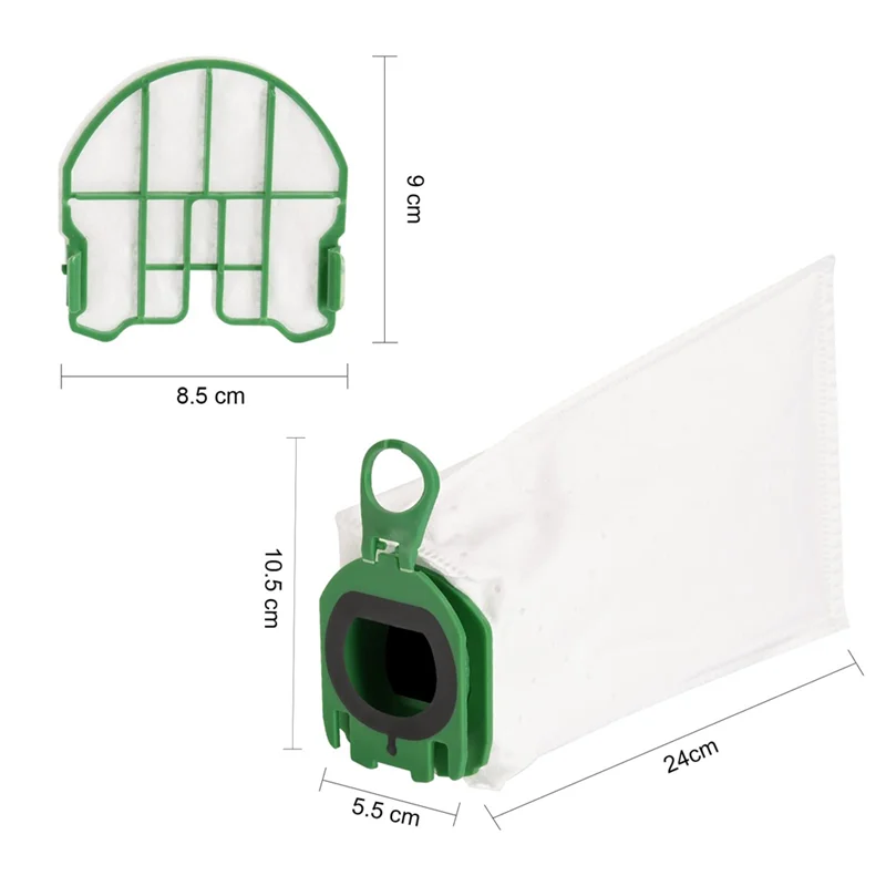 Replacement Parts Dust Bag Compatible for Vorwerk Kobold VB100 FP100 Vacuums Cleaner Accessories Vacuum Bags