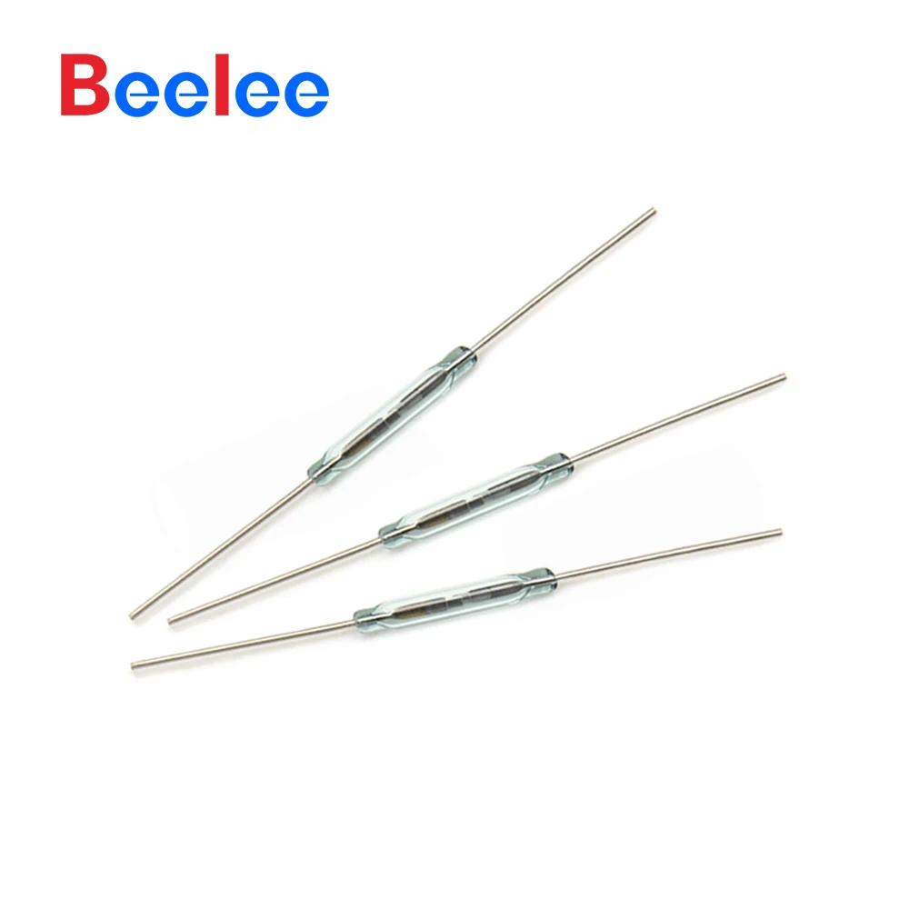 50PCS Beelee 2X15 Reed Sensor Switch Magnetic Reed Switch For Pcb Mount
