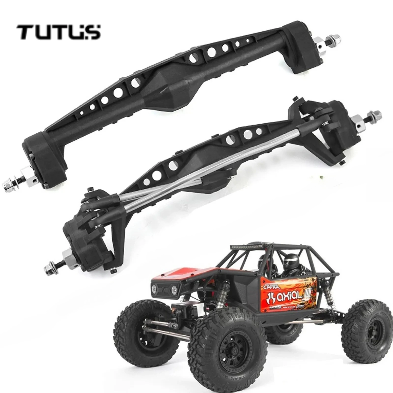 Plastic Portal Axle Assemble Housing Case RC Front Rear Currie F9 for 1 10 Scale RC Crawler Axial Capra UTB10 1.9 UTB