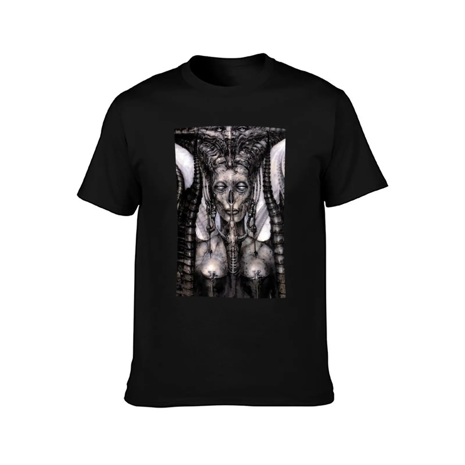 HR Giger Lilith Steampunk T-Shirt Simple Trendy Casual T-Shirt
