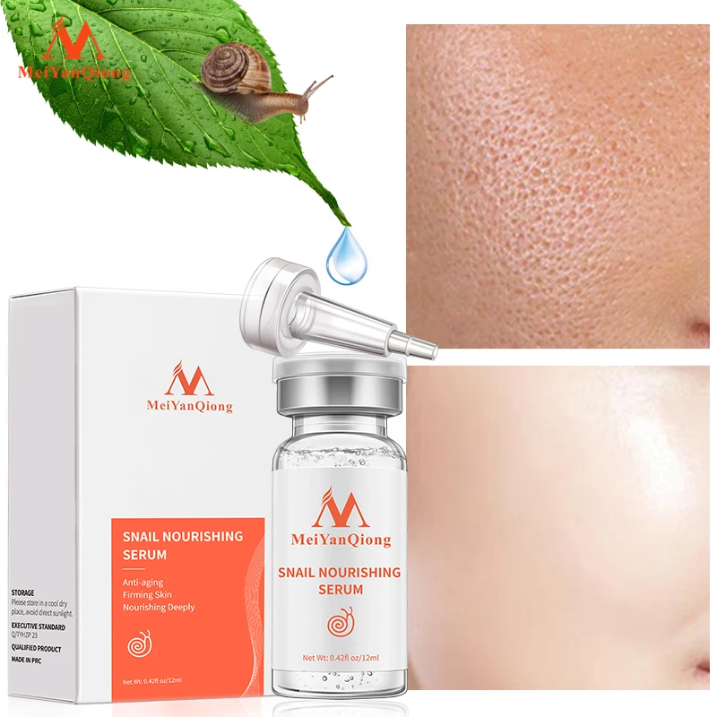 Deep Nourishing Essence for Face Snail Anti-Aging Serum Brighten Moisturize Repair Skin Improve Dry Lines Skin Care Facial Care