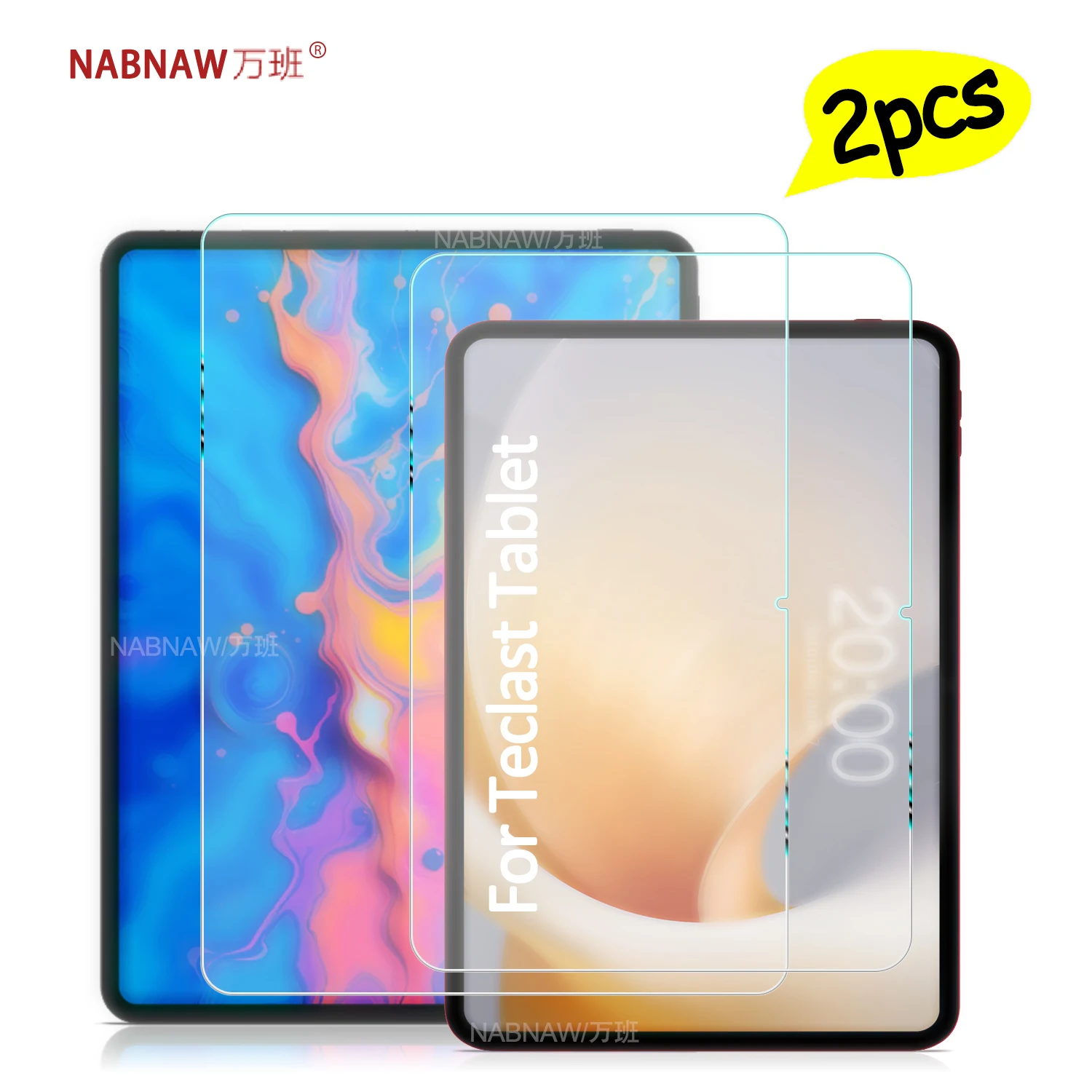

2 шт., защитная пленка из закаленного стекла Full HD для Teclast Artpad Pro 12,7 T50 Plus P50 2025 P33 T65 Pro T65 Plus, чехол