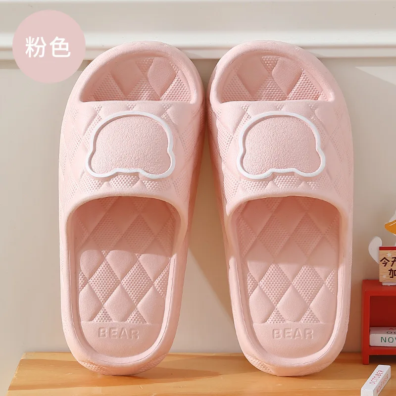 

New Fashion Cartoon Summer Couple Non-slip Soft Slides Lithe Comfort Sandals Men Women Casual Slippers Ladies' Home Flip Flops