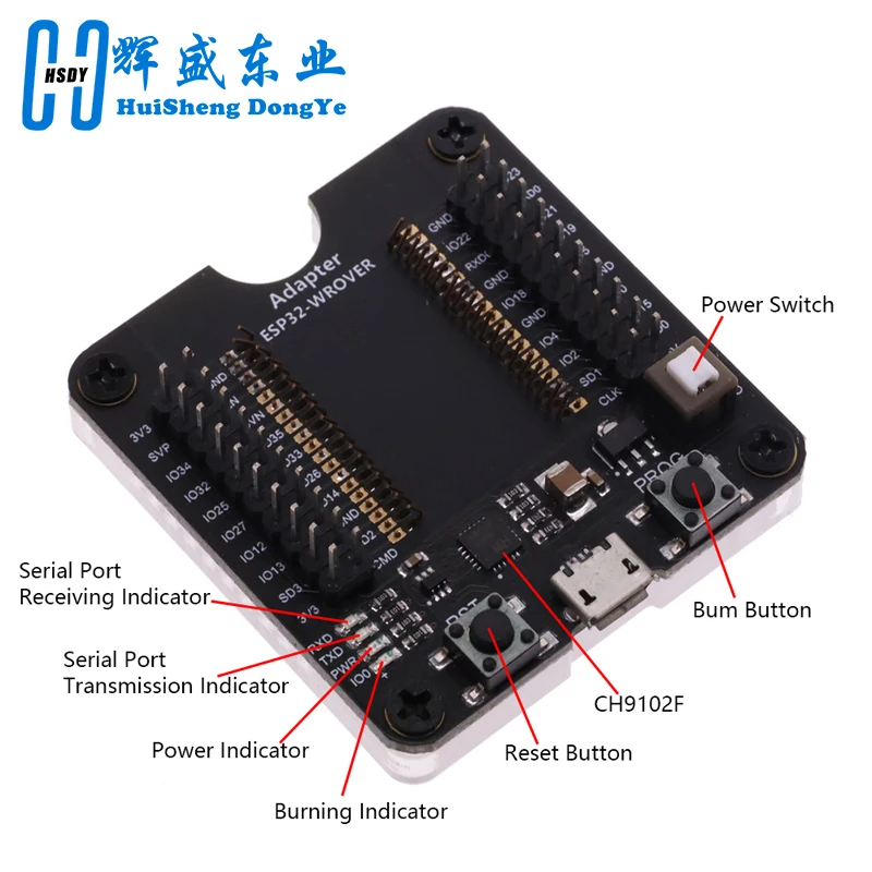 Imagem -03 - Development Board Esp32-wrover Esp32 Test Burning Fixture Tool Downloader para Esp12f 07s 12s Esp8266 Esp-wroom32