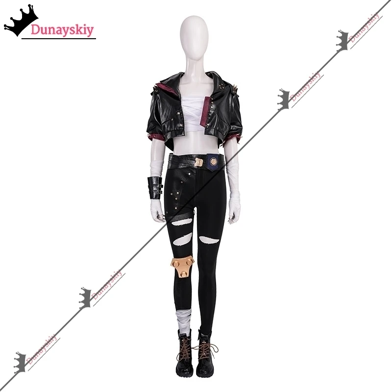 Костюм Vi Acrane для косплея LOL, кожаный боевой костюм, игра Arcane Vi, наряд для ролевых игр, мультистильный костюм Vi 25, карнавальный костюм в стиле аниме
