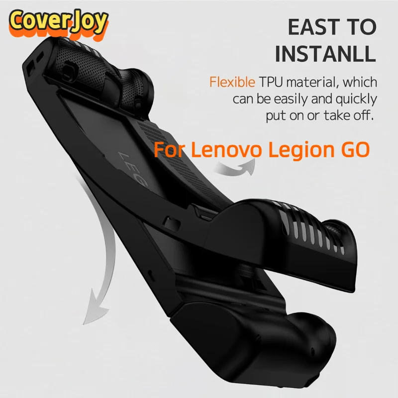 

CoverJoy Твердый чехол из ТПУ для Lenovo Legion Go, ручной защитный чехол, аксессуары для ручек