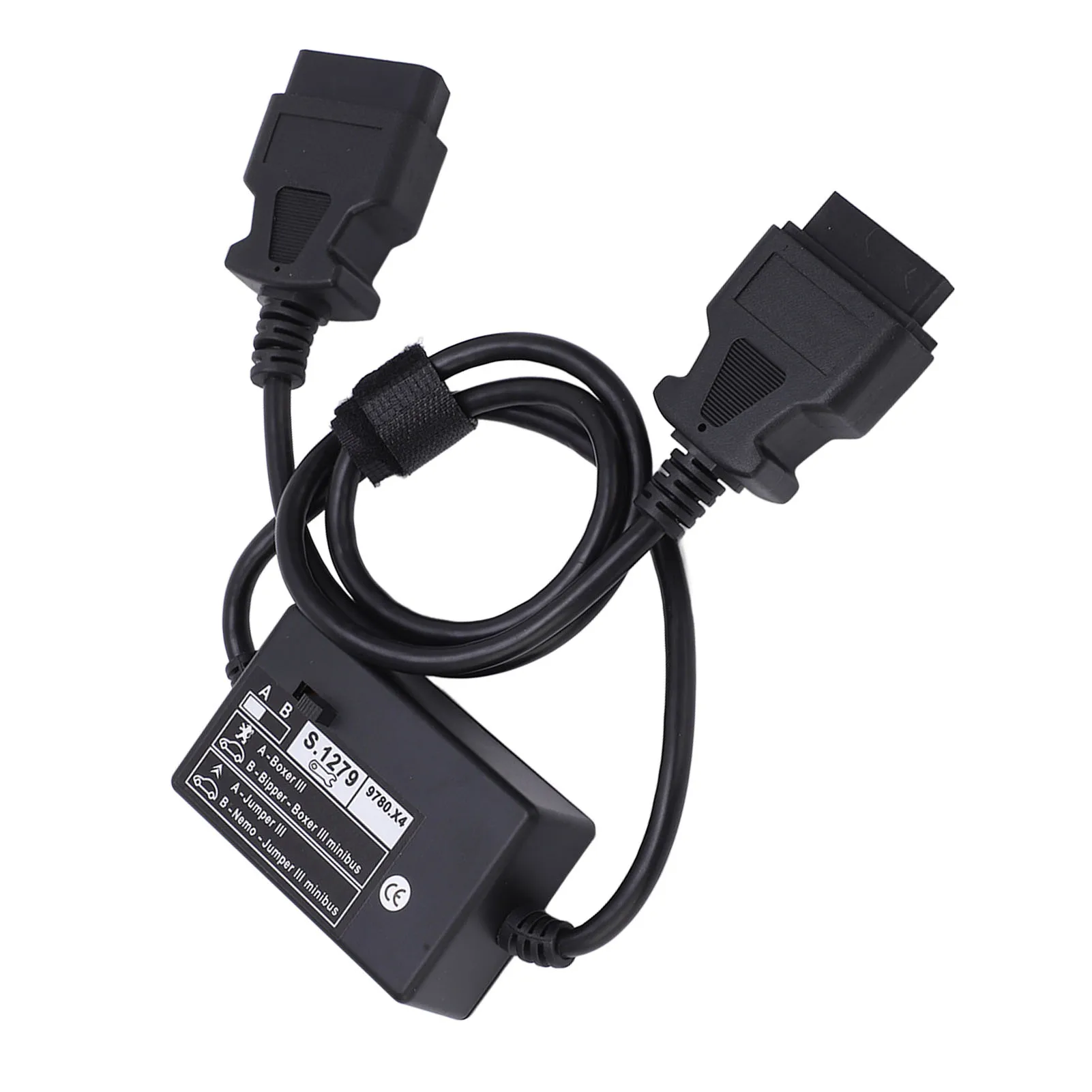 OBD2 Male to Female Diagnostic Adapter Cable S.1279 S1279 Module Replacement for Peugeout Bipper