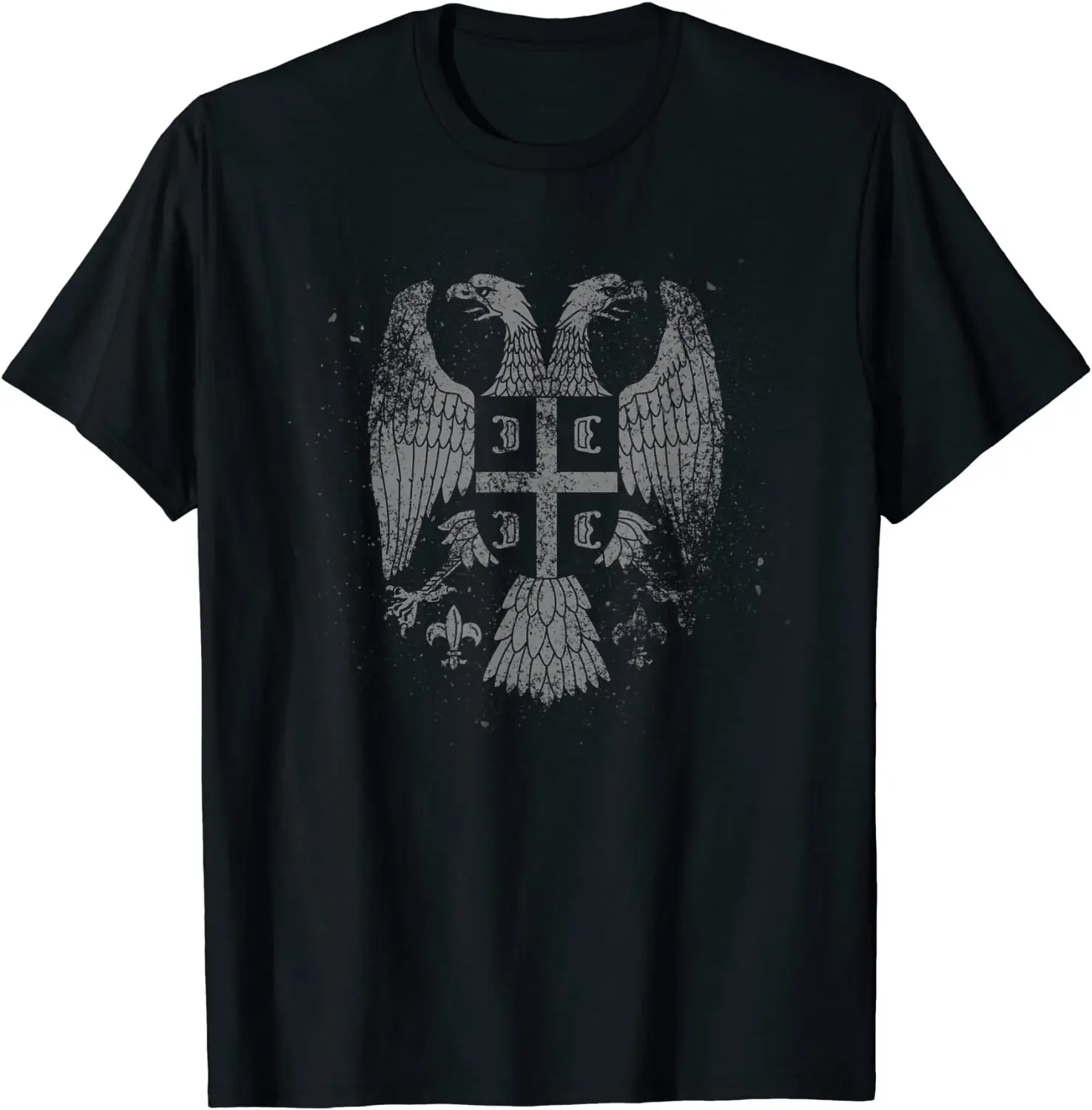 Serbian Double Headed Eagle Tshirt for A Serbia Fan T-Shirt Short Sleeve Casual Cotton O-Neck Summer Tees Plus Size Clothes sale