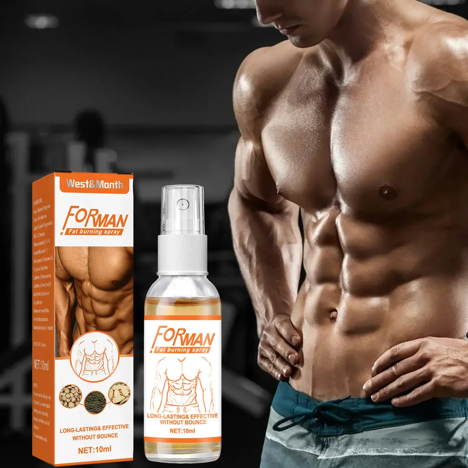 Anti Cellulite  Spray for Belly Fat Burner Fat Burning Cream Sweat Sprays for Men Weight Loss Tighten Muscles Cellulite Creams