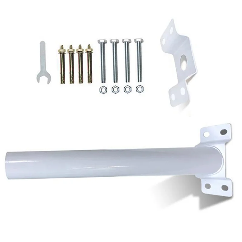 

ABNO-Outdoor Street Light Arm Support Structure 1 Set Solar Street Light Bracket Metal Mounting Pole
