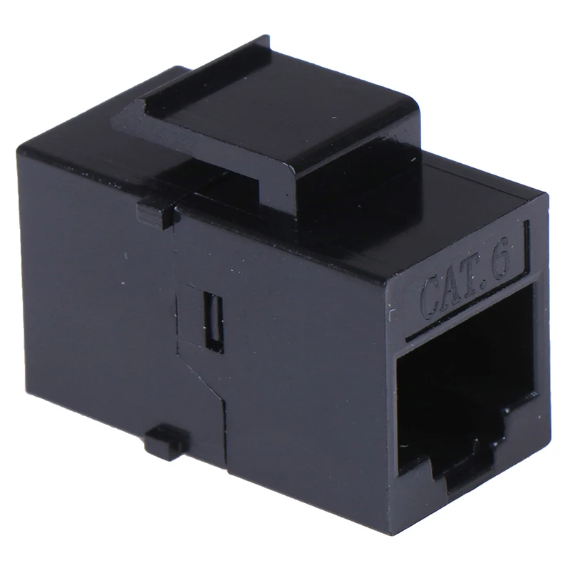 1 шт., Сетевой удлинитель RJ45 для UTP Cat5e CAT6 Keystone Jack