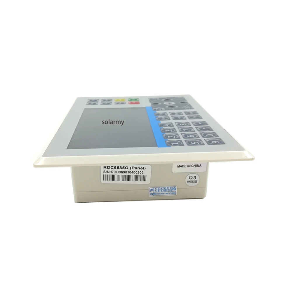 Поддержка 6 лазерных каналов RuiDa Off Line Control Card RDC6585G с 5-дюймовым цветным экраном для станка для лазерной гравировки и резки CO2